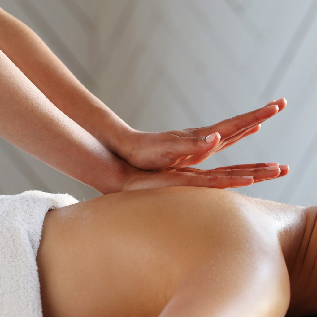Relaxing deep tissue massage in Santa Teresa, Costa Rica, for muscle tension relief.